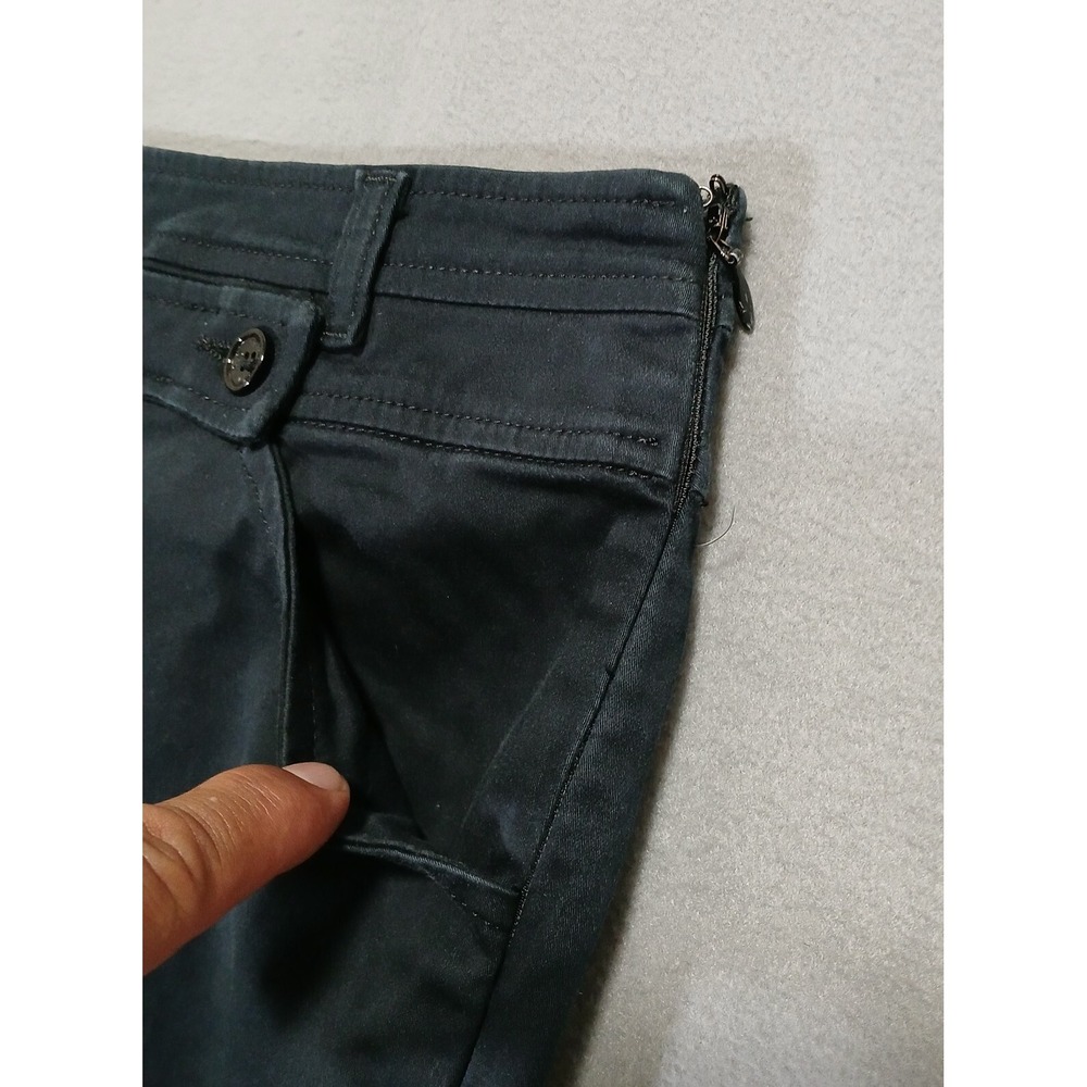 Women's Vintage Dolce&Gabbana Velvet Pencil‎ Black Skirt - Size 28/42 - Picture 6 of 10